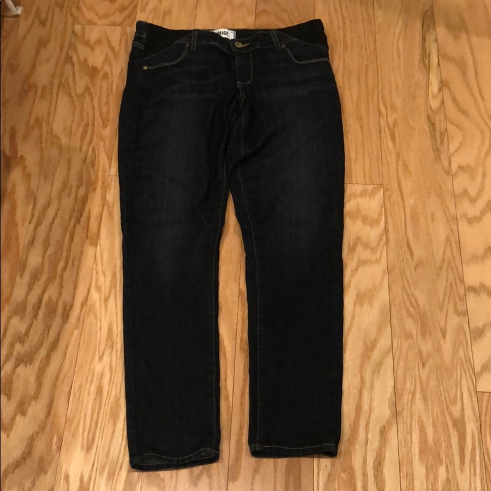 Paige MATERNITY skyline ankle peg jean 27